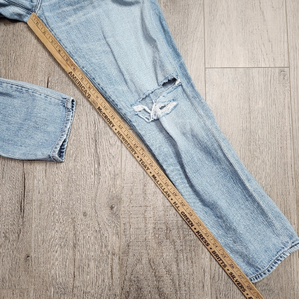 Citizens Of Humanity Torn Wash Liya High Rise Classic Fit Crop Jeans Size 28 - Picture 13 of 14
